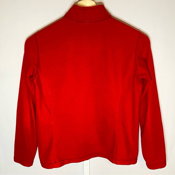 Boys Lands’ End Red Pullover Fleece - Picture 4 of 8